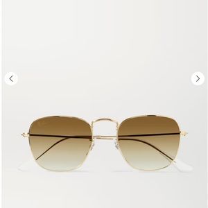 Ray-Ban Frank Square Frame Gold-tone Sunglasses
